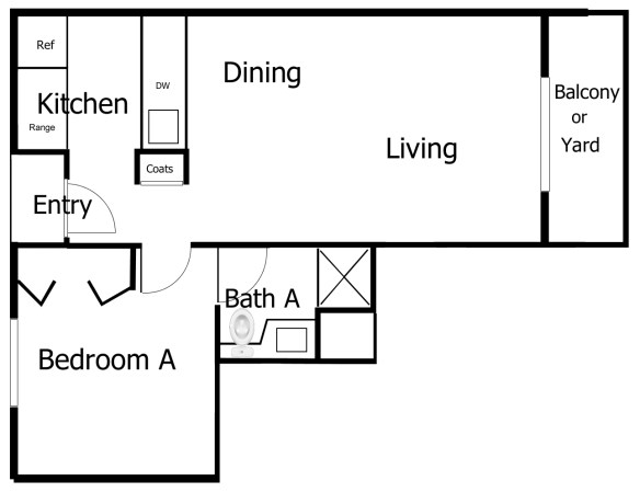 one bedroom